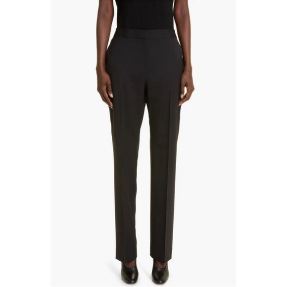 LAFAYETTE 148 NWT Irving Straight Leg Stretch Virgin Wool Blend Pants 10